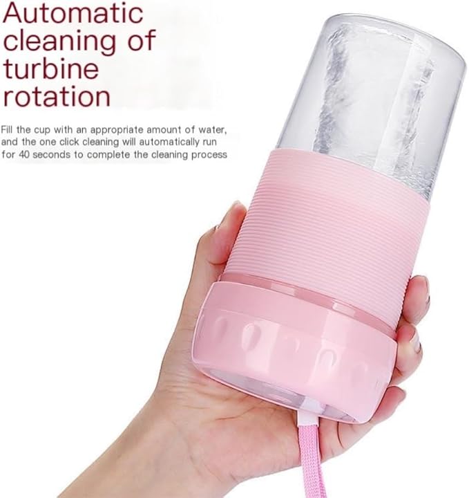 Portable Blender For Juicing - 300ml Capacity, USB - C Rechargeable, 6 Blades For Smooth Drinks, Ideal For Home And Travel -Portable Juice Cup(Blue)