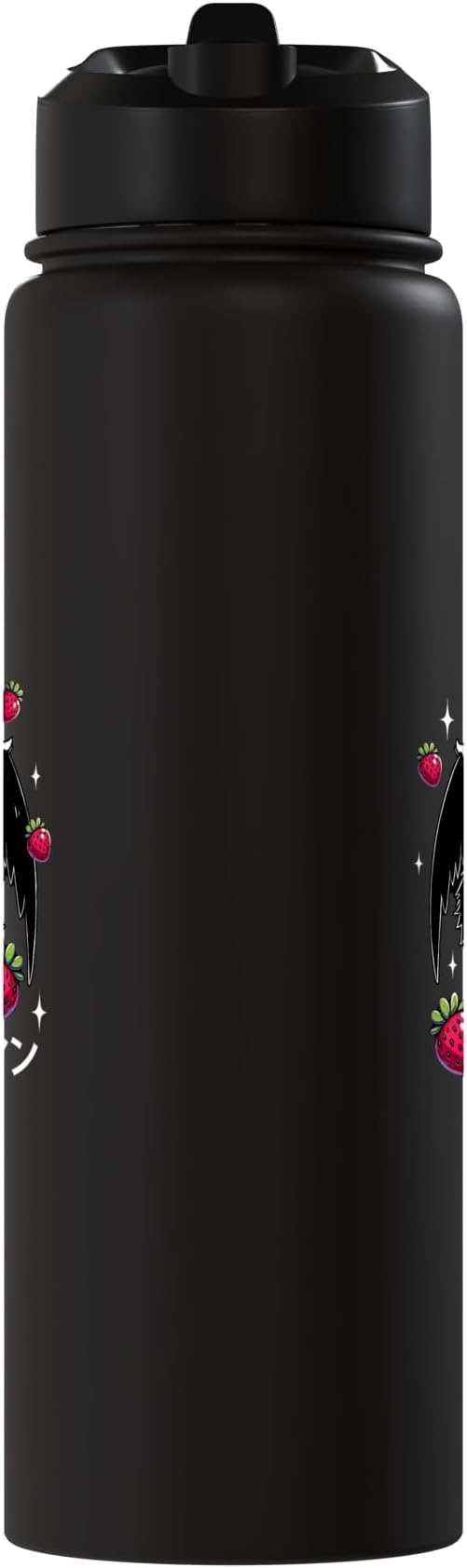 Mothman Kawaii Strawberry Milk Shake Cryptid Stainless Steel Insulated Water Bottle