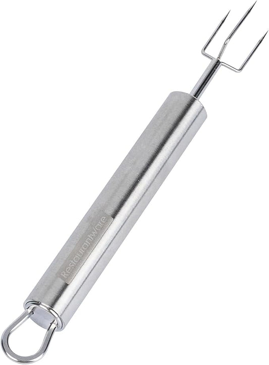Restaurantware-German Standard 6.1 Inch Granny Forks, 24 Prong Potato Forks - Ergonomic Handle, Dishwashable, Stainless Steel Carving Fork, Heavy-Duty, For Kitchen Roast