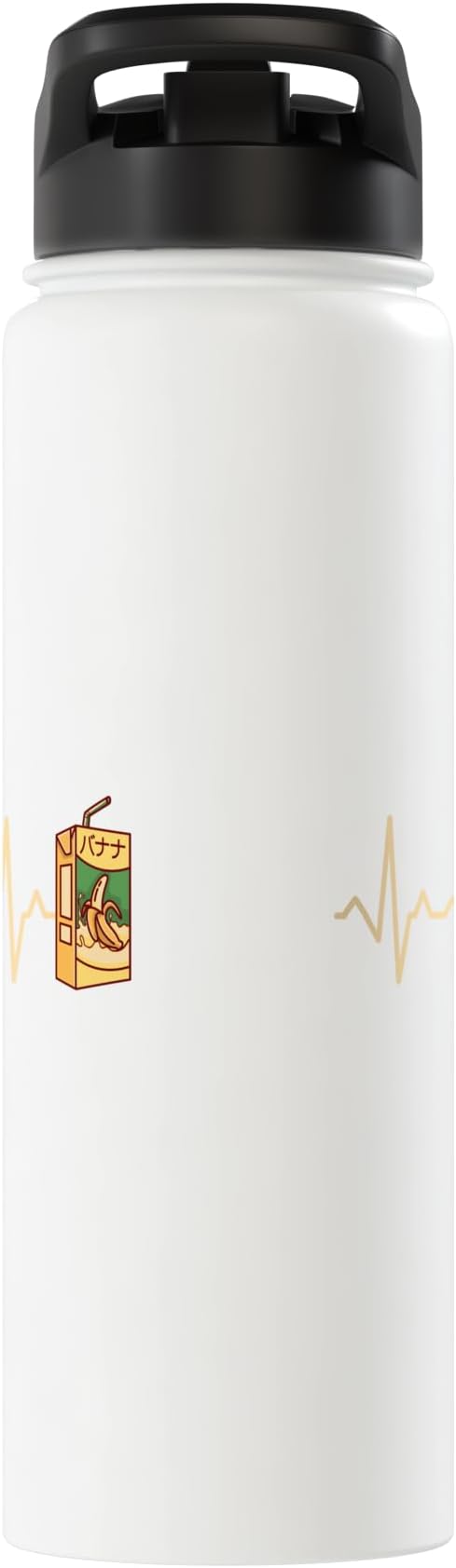 Heartbeat Banana Milk Carton Stainless Steel Insulated Water Bottle