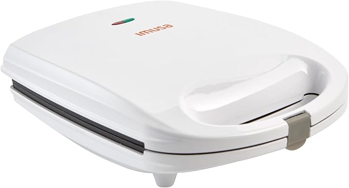 Imusa USA GAU-80300 4 Slot Electric Arepa Maker with Nonstick Surface (1,200-Watts), White