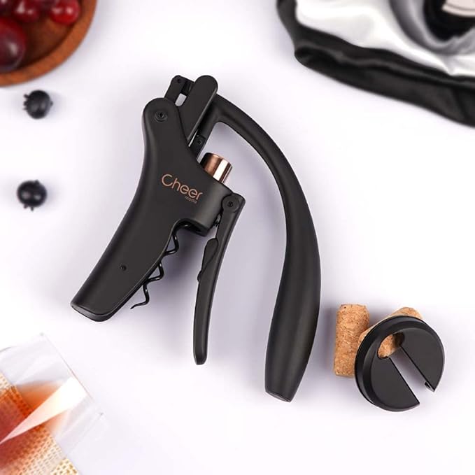 CHEER MODA Professional Corkscrew Wine Bottle Opener with Beer Opener, Sommeliers Corkscrews, High-Level Bartender Great Handling Screw Puller