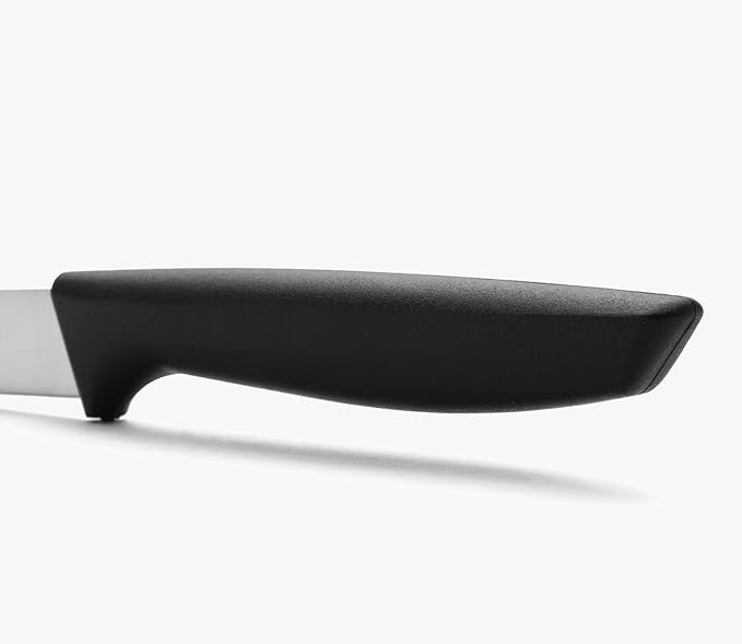 Arcos Vegatable Knife 4 Inch Stainless Steel. Professional Vegetable Knife for Peeling Fruits and Vegetables. Ergonomic Polyoxymethylene Handle and 110 mm Blade. Series Niza. Color Black