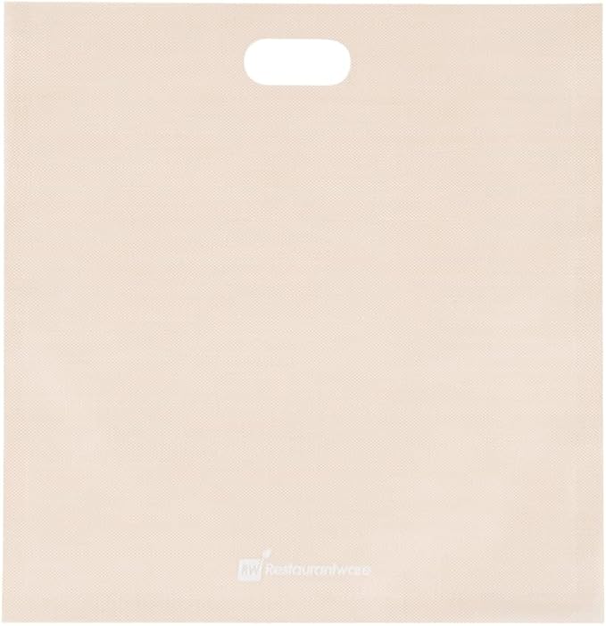Restaurantware Bag Tek 6.5 x 6.3 Inch Toaster Bags 10 Small Toaster Sandwich Bags - Multipurpose Non-Stick Kraft Plastic Toaster Sleeves Semi-Disposable