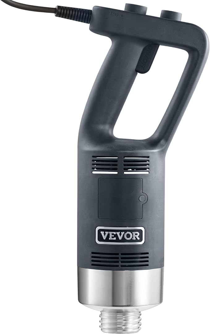 VEVOR Commercial Immersion Blender, 750W 20" Heavy Duty Hand Mixer, Variable Speed Kitchen Stick Mixer with 304 Stainless Steel Blade, Multi-Purpose Portable Mixer for Soup, Smoothie, Puree, Baby Food