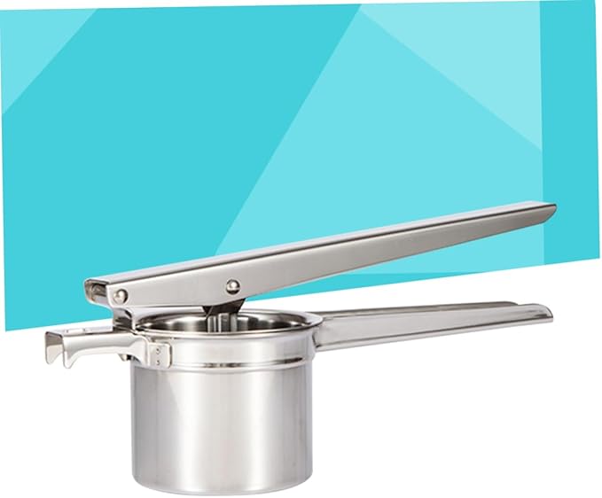 PRETYZOOM Stainless Steel Citrus Press Manual Lemon Juicer with Long Handle Easy to Clean Ergonomic Design for Home and Professional Use