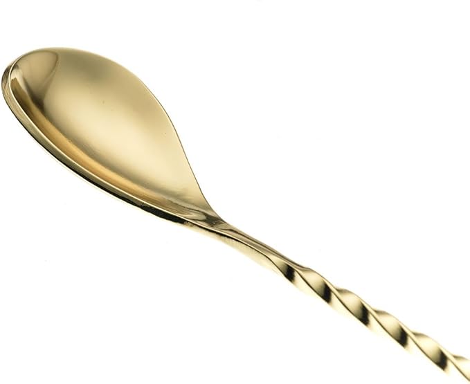 Barfly Teardrop Bar Spoon, End 15 3/4" (40 cm), Gold