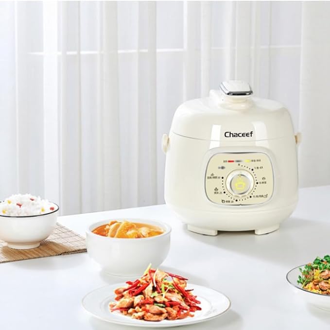 CHACEEF Electric Pressure Cooker, Small Multi-Function Kitchen Appliance for Home Cooking