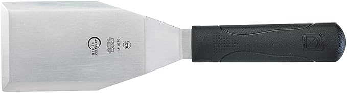 Mercer Culinary Millennia Heavy Duty Turner /Spatula, 5 Inch x 3 Inch Blade, Black Handle