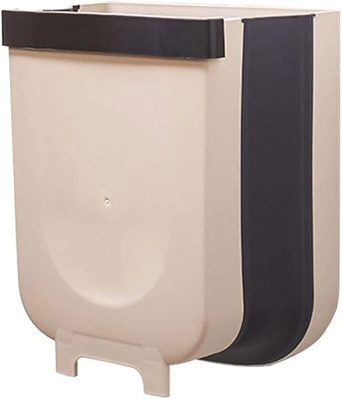 Hanging Trash Can, Kitchen Garbage Bin Waste Bins, Folding Trash Can for Kitchen and Car Wall Mounted Waste Bin Kitchen Cabinet Door Hanging Trash Bin