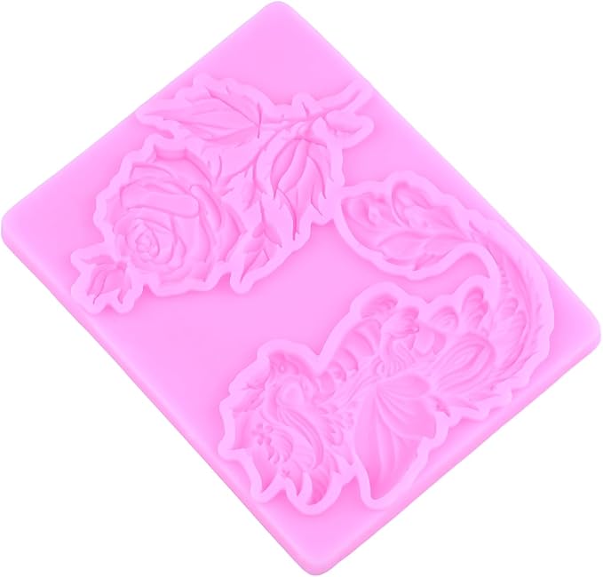 Dragon Silicone Molds Dragon Fondant Candy Chocolate Mold For Cake Decoration Cupcake Topper Polymer Clay Gum Paste Set Of 4