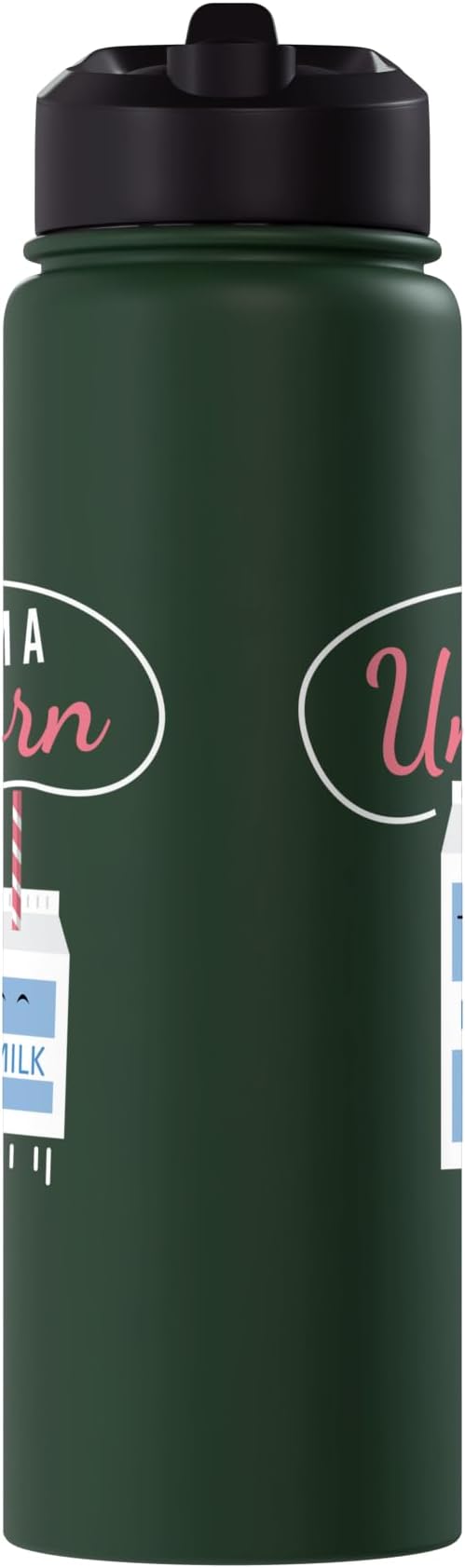 I Am A Unicorn I Milk Funny Funny Milk Carton Fun Unicorn Stainless Steel Insulated Water Bottle