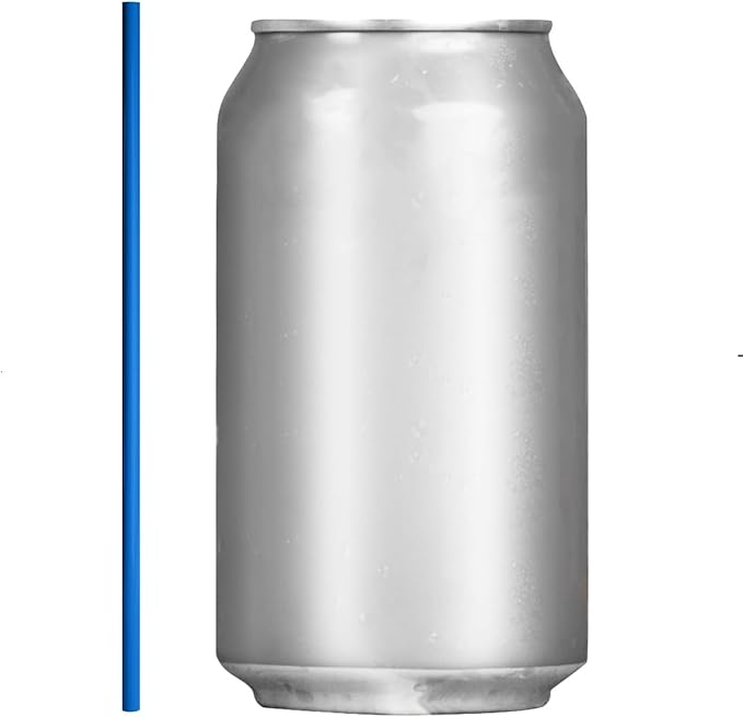 Disposable Plastic Coffee Stirrer Straw - 5 Inch Sip Stir Stick (Blue, 1000)