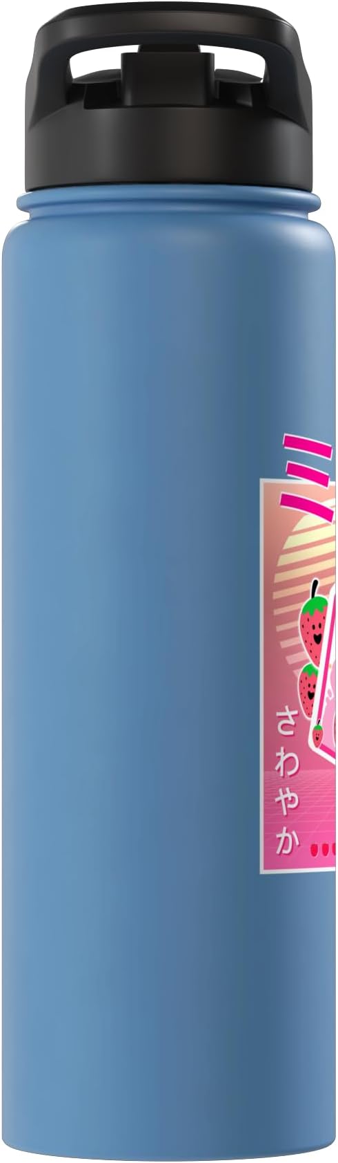 Strawberry Milk Carton Kawaii Pink Aesthetic Otaku Japanese Stainless Steel Insulated Water Bottle