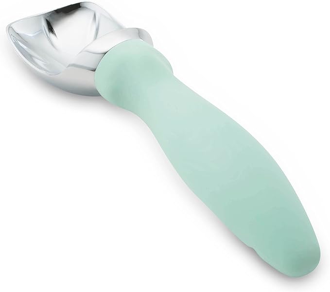Spring Chef Heavy Duty Ice Cream Scoop with Comfortable Handle, Premium Ice Cream Scooper for Cookie Dough, Frozen Yogurt, Gelato, Sorbet, Melon - Dishwasher Safe Kitchen Tools - 2 Pack - Mint