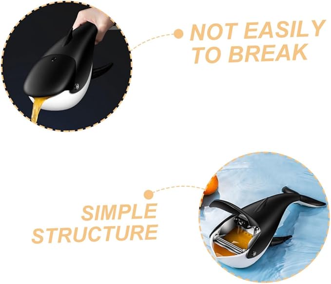 Whale Manual Fruit Juicer Large Citrus Squeezer for Kitchen Use Stainless Steel and PP Hand Press Lemon Orange Juicer Easy to Clean for Home