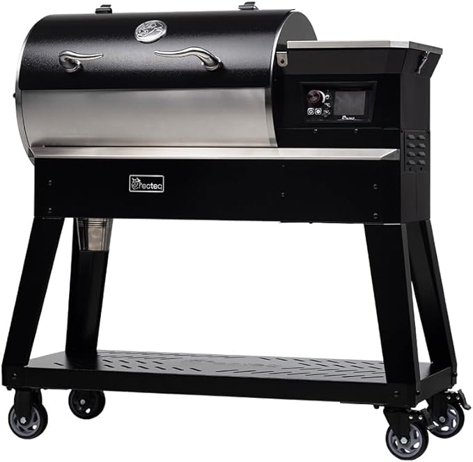 recteq Patio Legend 400 Pellet Smoker Grill, Pellet Grill with Wifi & App Connectivity, Outdoor Smokers Grills, Temp Range 180° to 700+°, BBQ Master Bundle