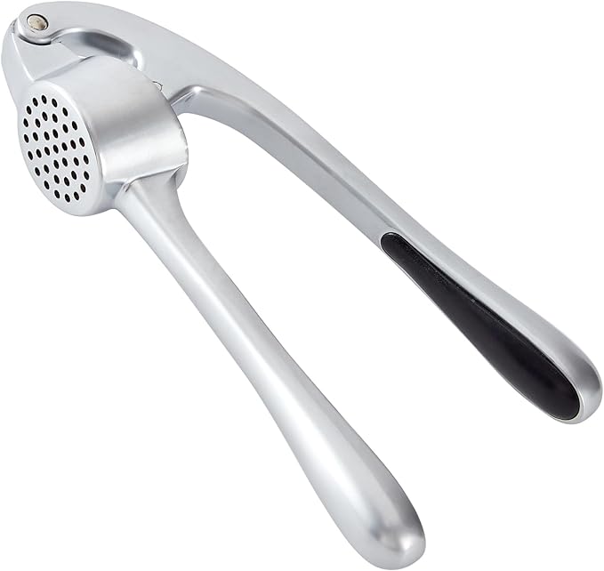 Garlic Press, Premium Rust Proof Kitchen Garlic Mincer Crusher Squeezer with Ergonomic handle, Ginger Crusher with Good Grip, Easy to Clean, Dishwasher Safe
