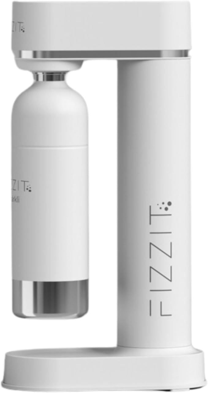 Fizzit Spärklï Carbonated Water Soda Maker | Stainless Steel Bottle | 12pk Drink Mix Variety Pack | FIZZ & FLAVOR BUNDLE