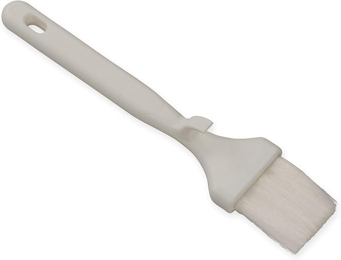 SPARTA Meteor Basting Brush, Nylon Bristle Pastry Brush for Cooking and Baking, 2" Wide, 1 Count, White