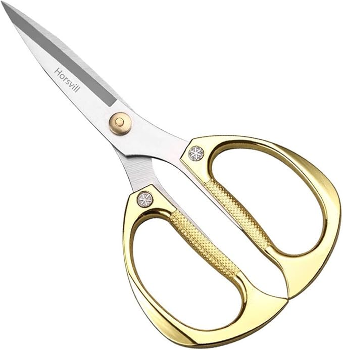 Indoor Plant Shears and Garden Scissors, Houseplant Shears Made of Japan SK5 Stainless Steel, Flowers Herbs and Plant Cutters, Clippers, Trimmers, Loppers, Bonsai Plant Pruning Scissors