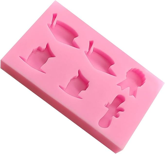 Graduation Cap Fondant Cake Decorating Silicone Mold Pastry Chocolate Candy Ice Cream Mold Baking Tool Silicone Baking Molds For Oven Cakes Shapes