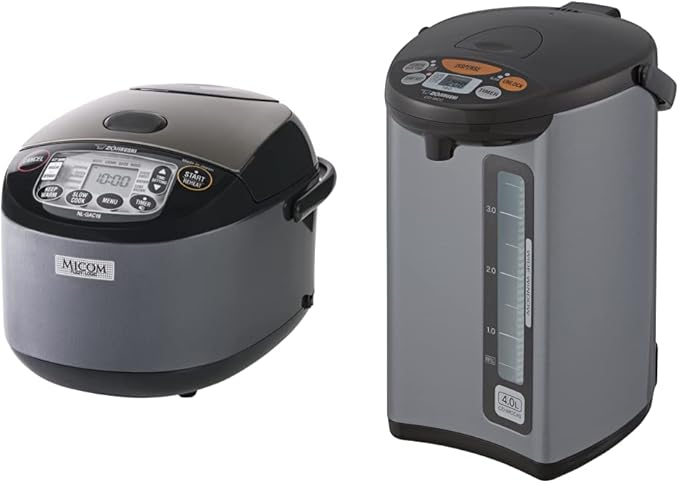 Zojirushi Rice Cooker & Warmer and Water Boiler Bundle