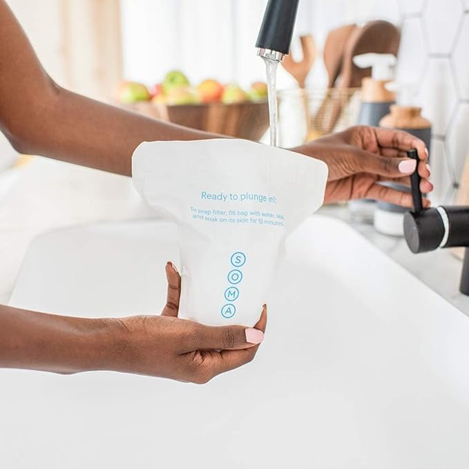 Soma by Full Circle Plant-Based Replacement Water Pitcher Filters - Sustainable Materials, Made from Coconut Shell Activated Carbon (Pack of 2)