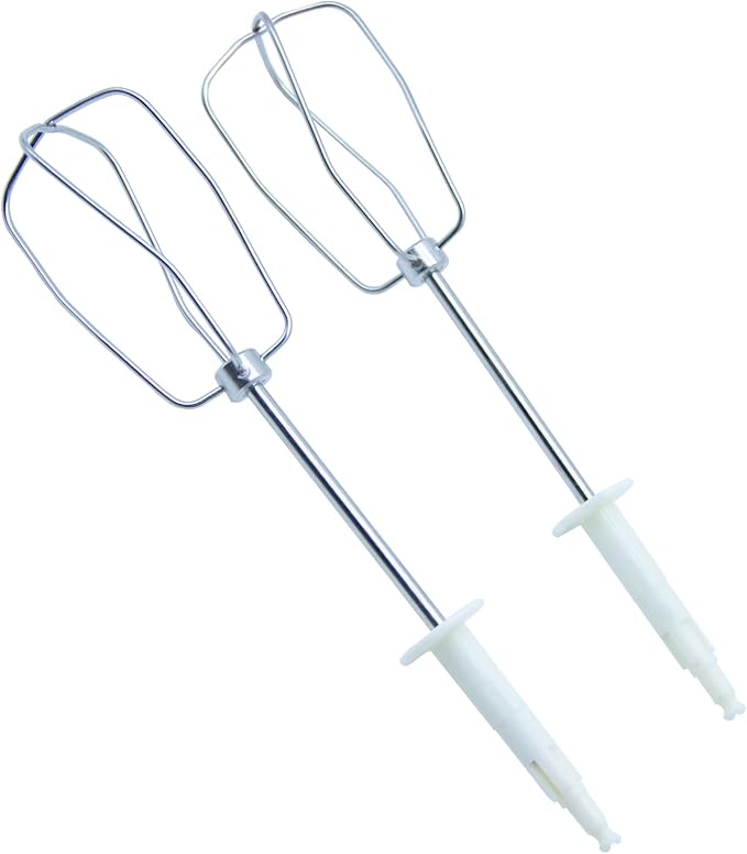 2-Pack Stainless Steel 4-Wire Blender Whisk Compatible with Braun HM3000 HM4644 HM5100 HM1010 Mixer - Durable Eggbeater Replacement Parts for Blending, Whisking, and Stirring