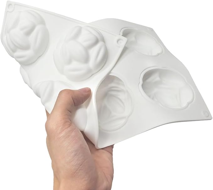 Silicone Mold for Baking Cakes,Soap Molds,Flower Shape Silicone Molds for Homemade French Dessert Mold for Pastry Chocolate,Jelly Chocolate Mold ＆ Ice Cube Tray (G_ Coffee Beans)
