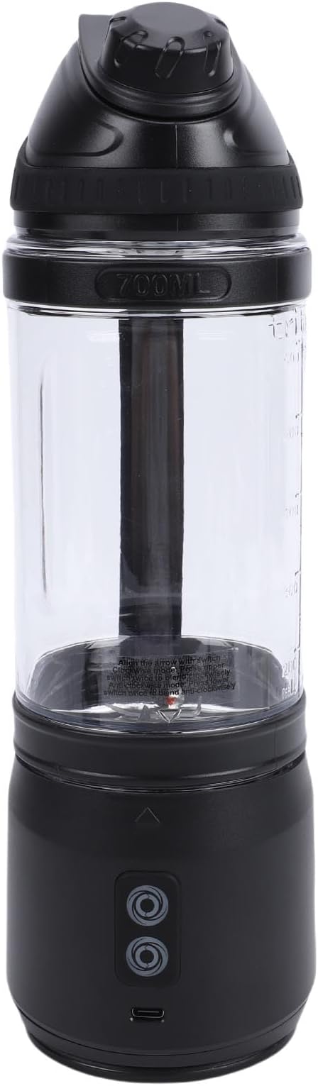 HEEPDD Portable Blender, 24oz Cordless Personal Blender for USB C Rechargeable Self for Shakes Smoothies Food Prep and Frozen Blending (700ml)