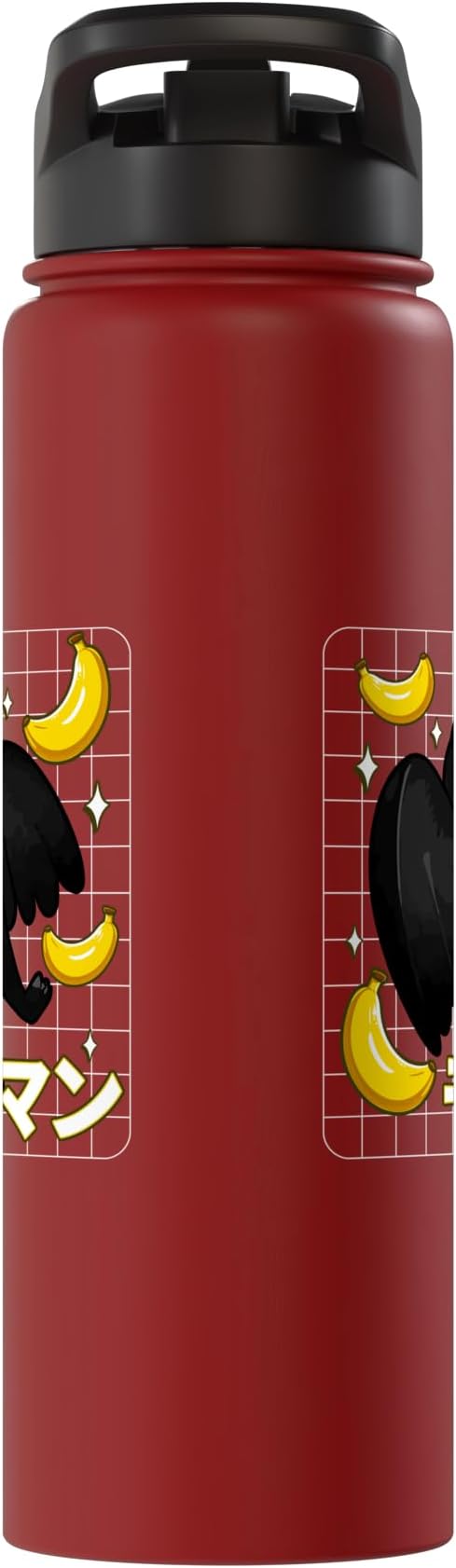 Kawaii Mothman Banana Milk Shake Carton Stainless Steel Insulated Water Bottle