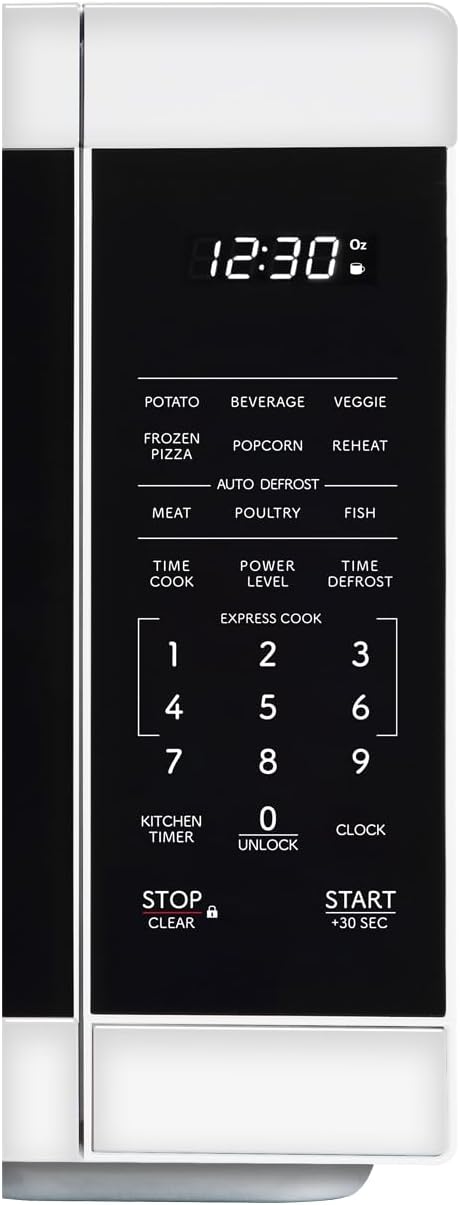 SHARP Countertop Microwave Oven with Removable 12.4" Carousel Turntable, 1000 Watt, 1.1 Cubic Feet, White