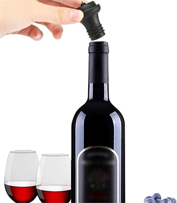 Wine Stopper 50 PCS Wine Stoppers For Saver Vacuum Pump Preserver Grade Rubber Stopper