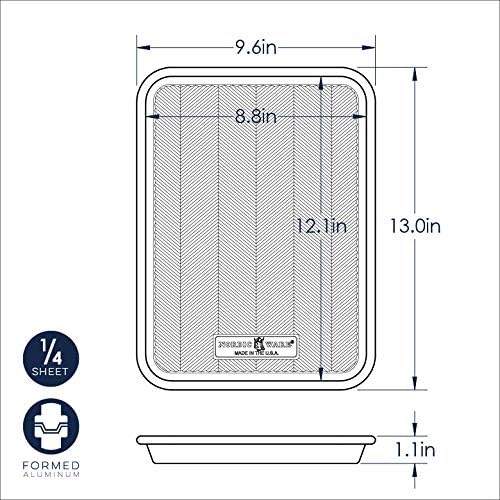 Nordic Ware Prism Baking Quarter Sheet, Natural