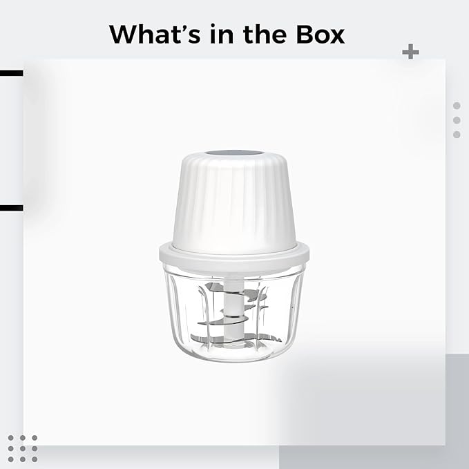Electric Garlic Chopper, Wireless Mini Food Processor, 13.5 Oz / 400 Ml Cordless Veggie Choppers, For Garlic, Ginger, Pepper, Onion, With Type-C Charging