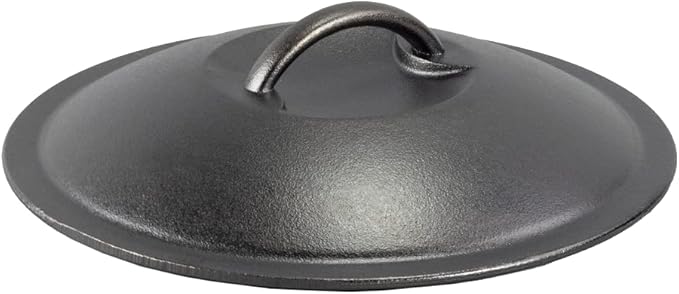 Lodge BOLD Pre-Seasoned Premium Cast Iron Lid - Cast Iron Lid for Skillet, Grill Pan, Griddle, and Dutch Oven - 10 Inch