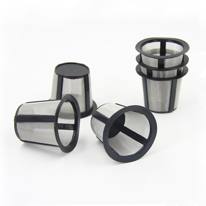 WOTW Reusable Coffee Filter Set Replacement Filter for Keurig My style Filter Housing Fits B30 B40 B50 B60 B70 Series (Design3)