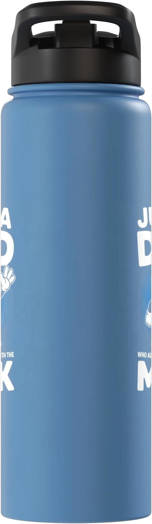 Just A Dad Who Always Came Back With Milk Stainless Steel Insulated Water Bottle