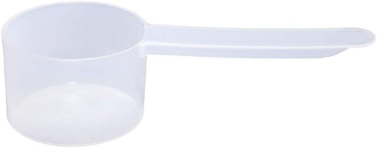 Plastic Measuring Scoop, (29.6 cc | 2 tablespoon | 1/8 Cup | 29.6 mL) Long Handle Spoons for Powders, Granules, Coffee, Pet Food, Baking Supplies, Protein and Other Dry Goods, BPA Free (Set of 100