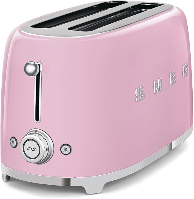 Smeg 50's Retro 4 - slice toaster (Pink)
