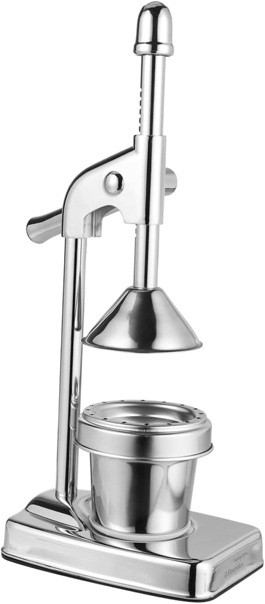 Ciieeo Stainless Steel Manual Press Juicer Efficient Citrus Fruit Extractor for Easy Juicing No Electricity Needed for Oranges Grapefruits Lemons More