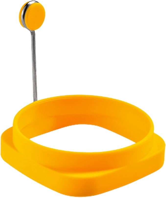 Yelleow Fried Egg High Temperature Resistance Flexible Food Grade Double-sided Square Round Egg Fryer Mould for Home Fried Egg Ring，Specialty Cookware，Eggs Poachers