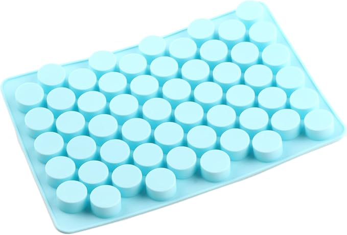 2PCS Round Silicone Candy Molds Mint Column Mold For Hard Candy Gummy Caramels