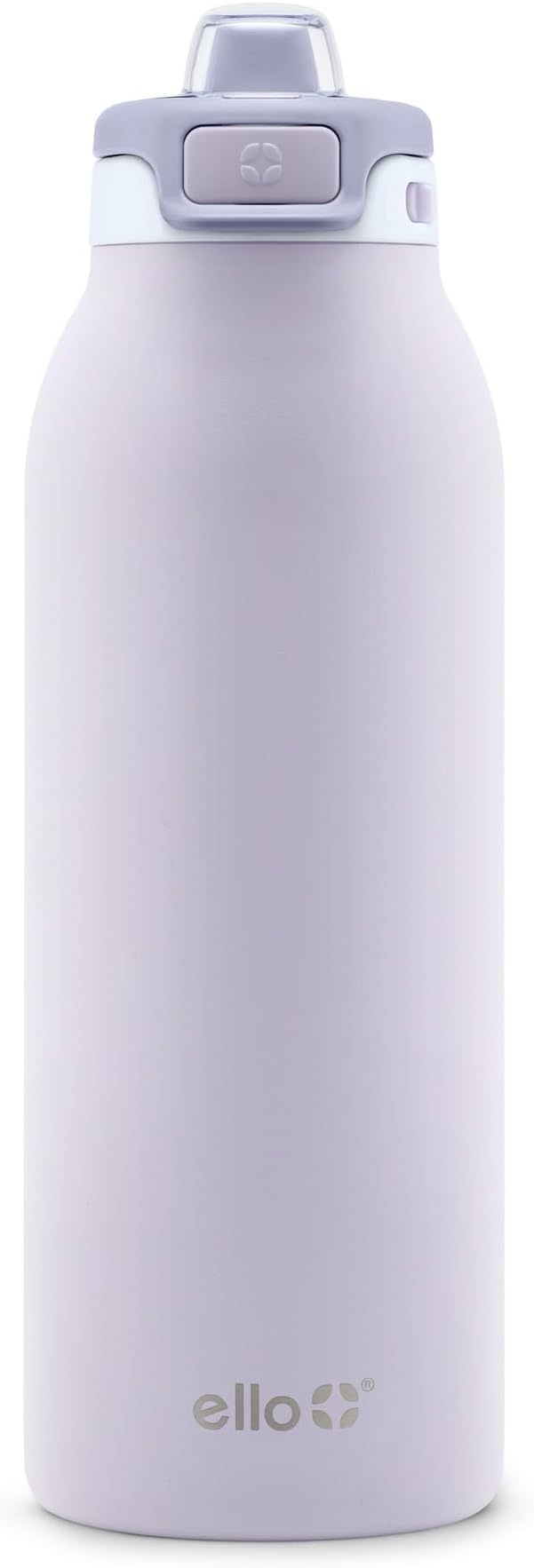 Ello Pop & Fill 40oz Stainless Steel Water Bottle with Quick Fill Technology, Double Walled and Vacuum Insulated Metal, Leak Proof Locking Lid, Sip and Chug, Reusable, BPA Free, Aurora