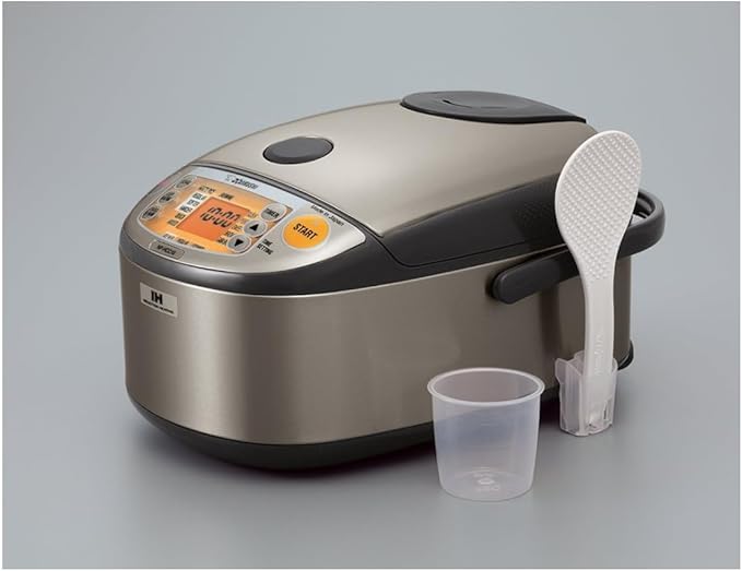 Zojirushi NP-HCC18XH Induction Heating System Rice Cooker and Warmer, 1.8 L, Stainless Dark Gray
