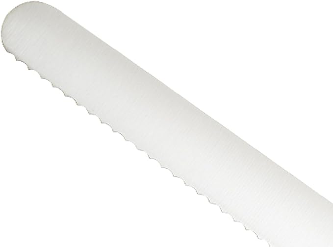 Mercer Culinary M23112 Millennia Black Handle, 12-Inch Wavy Edge, Slicer