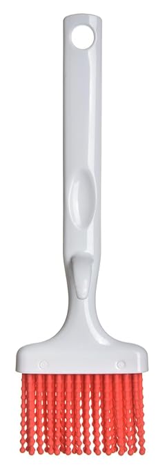 SPARTA 4040505 Silicone Basting Brush With Red Bristles, 3 Inches, Red