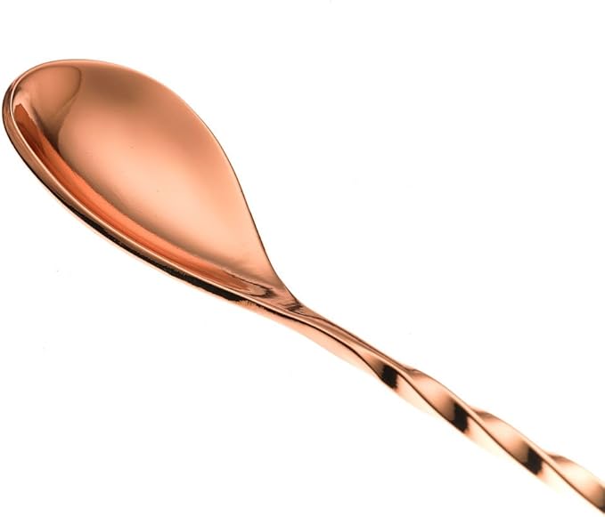 Barfly Fork Bar Spoon, End 12 3/8" (31.5 cm), Copper