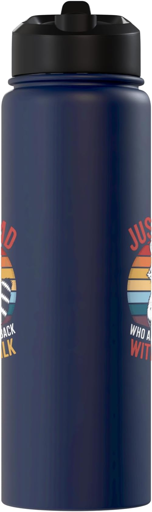 Just a Dad Who Came Back With Milk Raccoon Stainless Steel Insulated Water Bottle